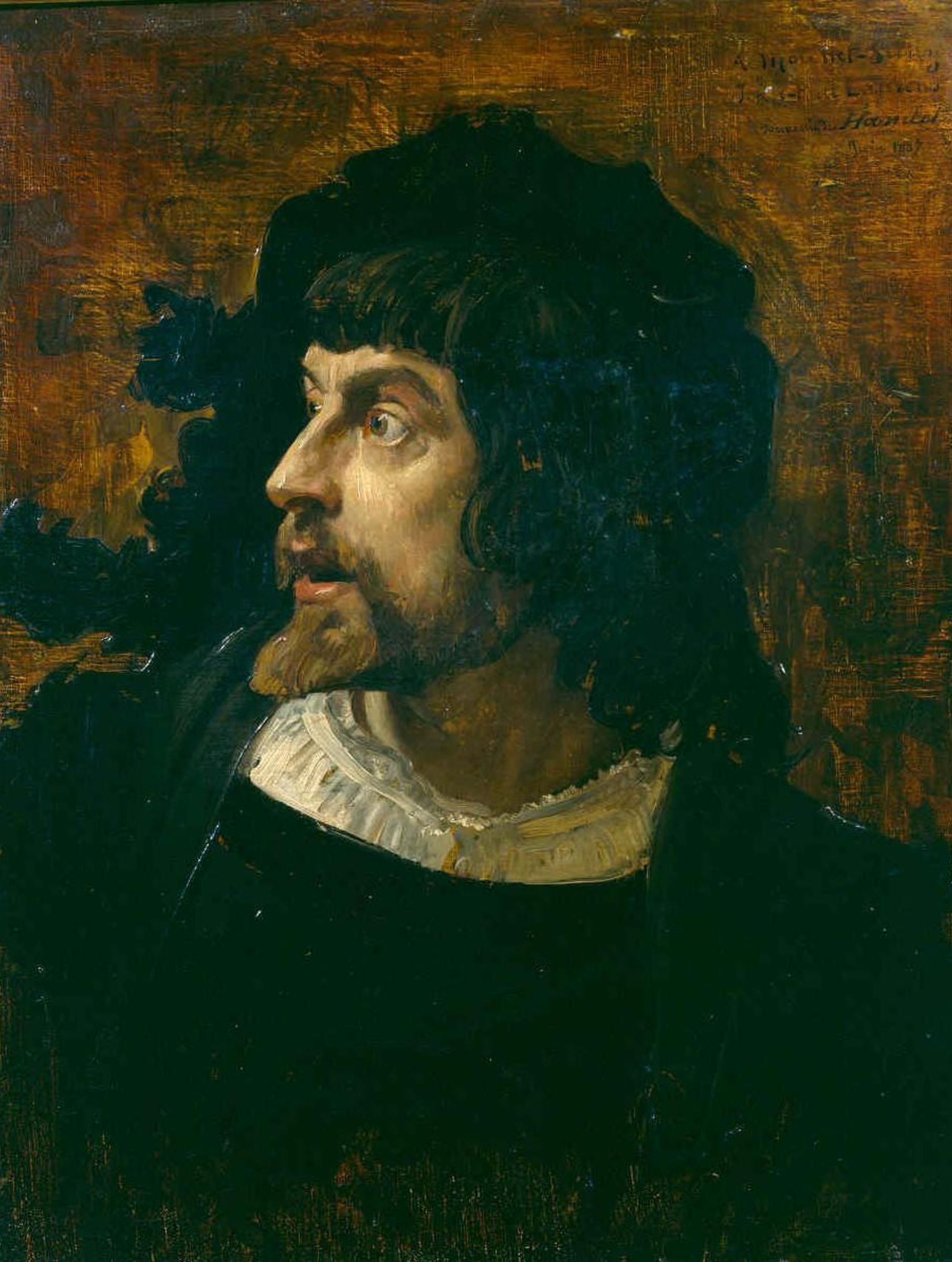 Mounet-Sully : Hamlet (Hamlet, Alexandre Dumas père et Paul Meurice d'après Shakespeare) 