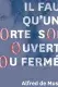 Programme Il faut qu'une porte soit ouverte ou fermée 18/19