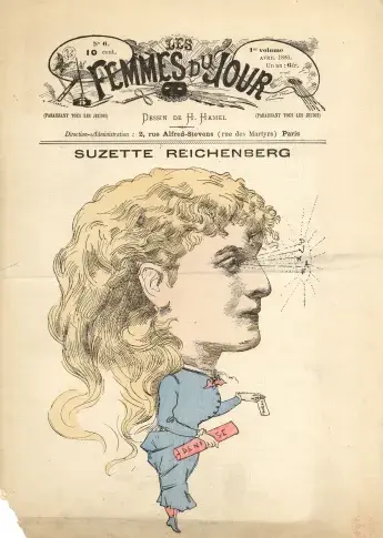 Suzanne Reichenberg, caricature