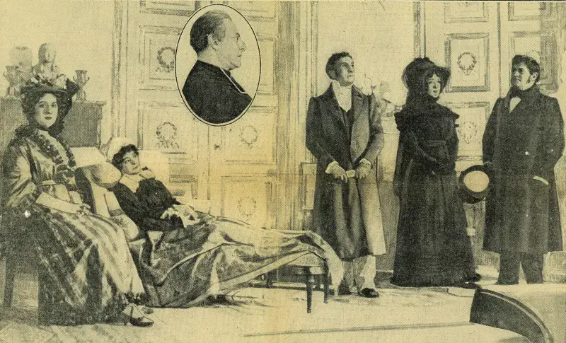 « La Brebis perdue » de Gabriel Trarieux, d’après Balzac, Salle Richelieu, 1911, presse