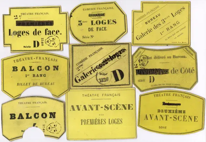 Contremarques du XIXe siècle