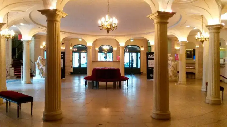 Salle Richelieu, le péristyle, 2015