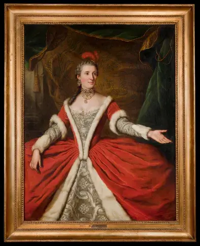 Mlle Dumesnil dans le rôle d’Agrippine (« Britannicus » de Jean Racine), huile sur toile de Donat Nonnotte, 1754