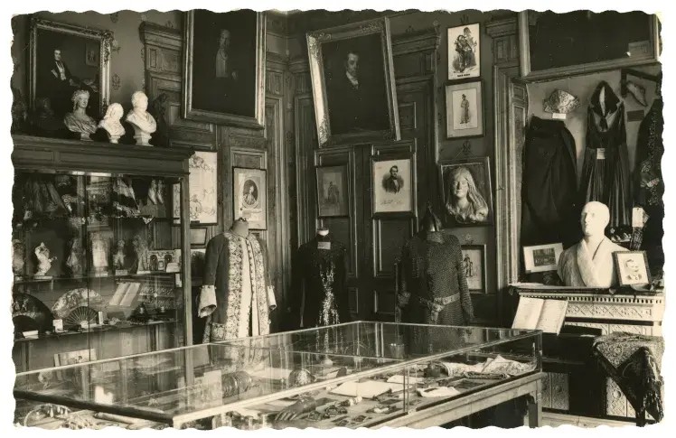 Pont-aux-Dames, Maison de Retraite des Artistes Dramatiques, un Salon des Pensionnaires