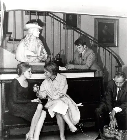 Christine Fersen interviewée lors de son engagement comme pensionnaire de la Comédie-Française en 1965.
