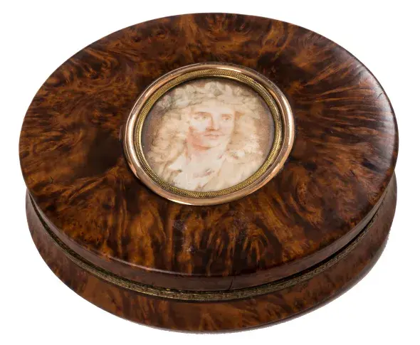 Tabatière : portrait de Molière