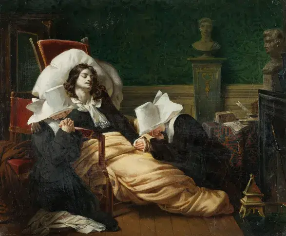 La Mort de Molière / Pierre-Antoine-Augustin Vafflard