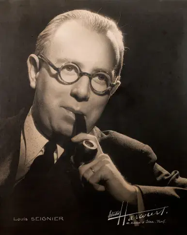 Louis Seigner, sociétaire de la Comédie-Française de 1943 à 1971. Photographie du Studio Harcourt