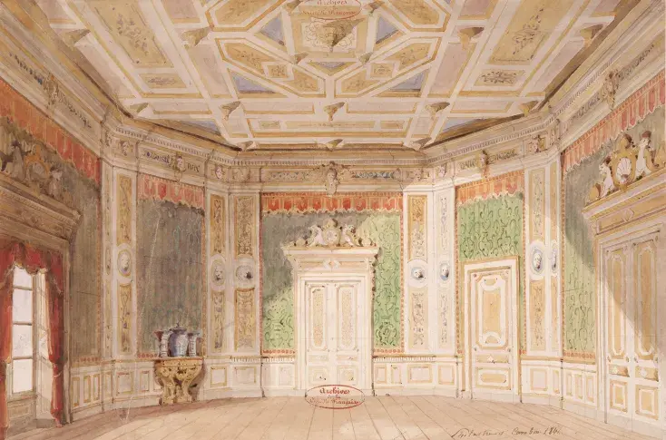 « Une chaîne » d’Eugène Scribe : actes III-V, le salon de Clotilde / Philastre et Cambon, 1841