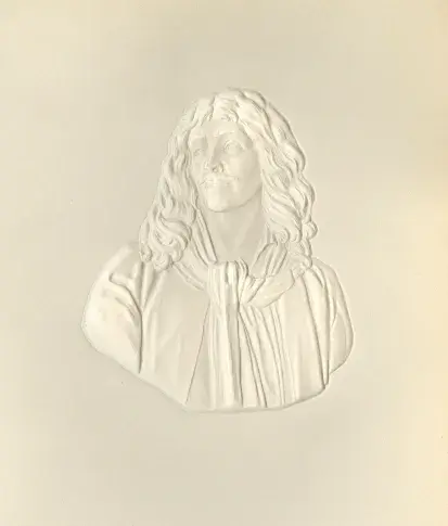 Couverture de programme : Molière, impression en relief