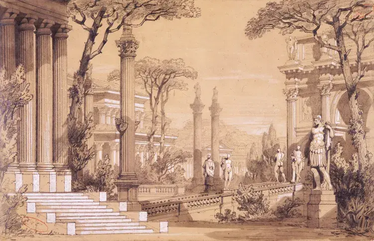 « Le Testament de César » de Jules Lacroix et Alexandre Dumas père / Nolau et Rubé, 1849