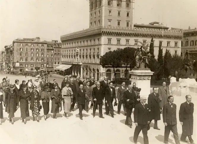Tournée de la Comédie-Française en Italie (Rome, Florence, Venise, Milan, Gênes, Turin) en 1935 (photo. Umberto Palleschi)
