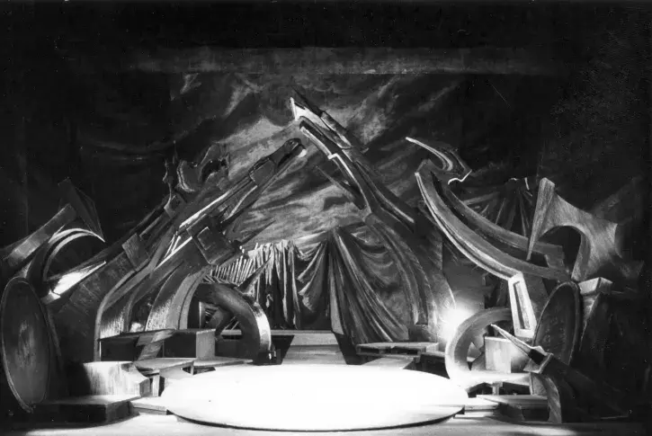 Décor d’"Iphigénie en Aulide", 1974, Théâtre Marigny