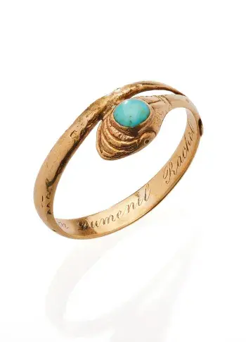 Bague au serpent ayant appartenu à Rachel, [1838-1858]