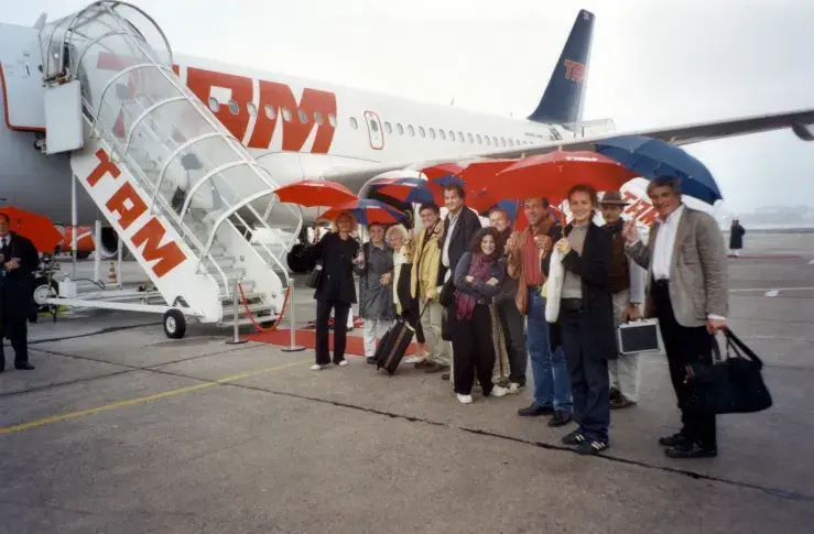 Tournée en Amérique latine, 2000. Départ