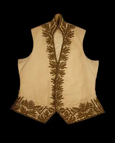 Gilet d’homme, 1er empire