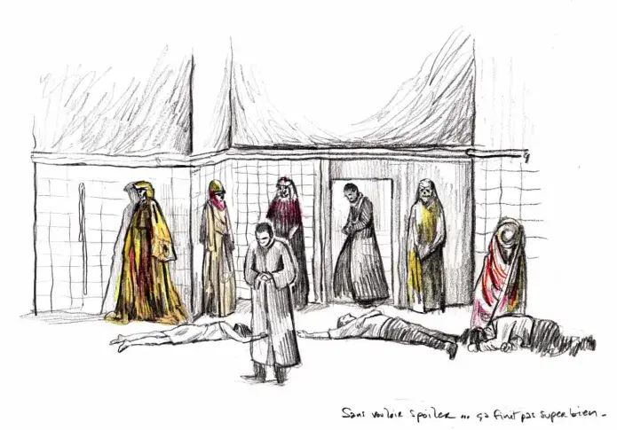 "Roméo et Juliette" de William Shakespeare, mise en scène d’Eric Ruf, dessin de Damien Roudeau