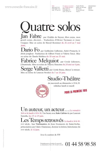 Affiche d’avril-juin 2006