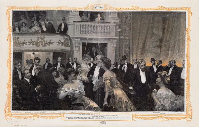 Une répétition générale à la Comédie-Française