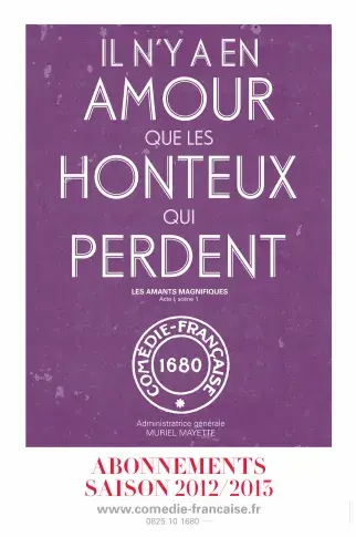 Affiche de la saison 2012-2013