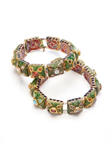 Paire de bracelets de scène de Sarah Bernhardt, fin du XIXe s.
