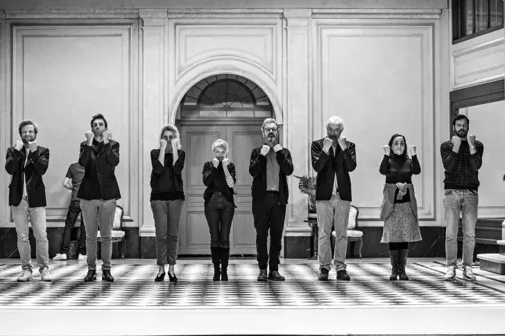 « Le Côté de Guermantes » d'après Marcel Proust, adaptation et mise en scène de Christophe Honoré, travail chorégraphique de Marlène Saldana, Théâtre Marigny, 2020