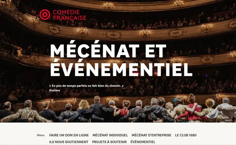 Création de la Fondation pour la Comédie-Française