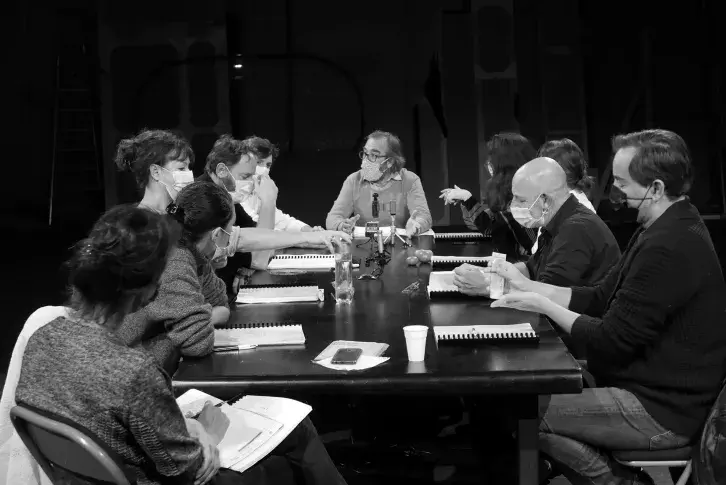 Théâtre à la table : « Les Fausses confidences », direction artistique de Nicolas Lormeau, salle Escande, 16 novembre 2020