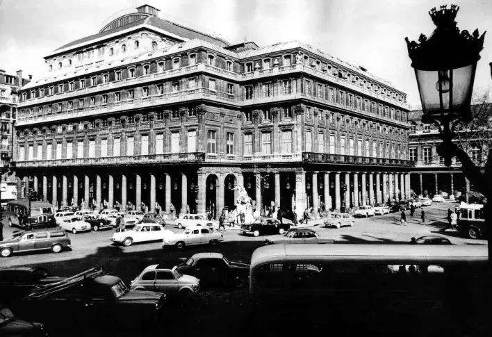 Salle Richelieu, extérieur 1962