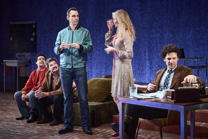 Photo du spectacle Contre (saison 2025-2026) avec Jordan Rezgui, Nicolas Chupin, Yoann Gasiorowski, Marina Hands, Sébastien Pouderoux