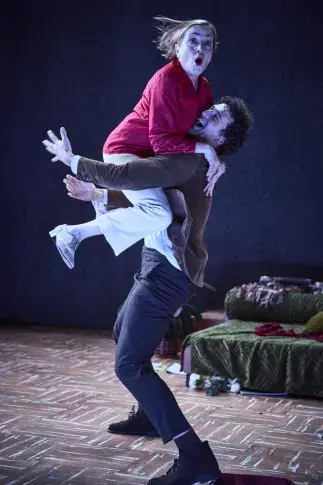 Photo du spectacle Contre (saison 2025-2026) avec Dominique Blanc, Sébastien Pouderoux