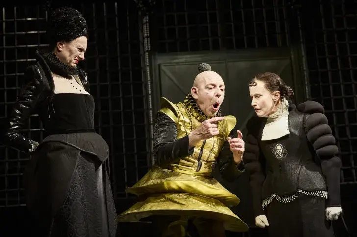 Photo du spectacle Bourgeois gentilhomme (saison 2025-2026) avec Sylvia Bergé, Christian Hecq, Véronique Vella