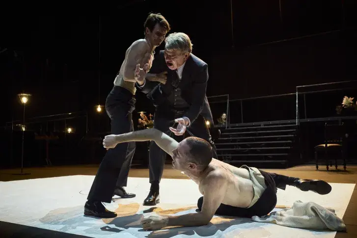 Photo du spectacle Le Tartuffe ou l'Hypocrite (saison 2025-2026) avec Julien Frison, Thierry Hancisse, Christophe Montenez 