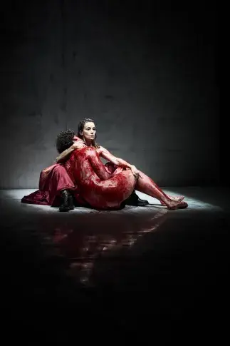 Photo du spectacle Penthésilée (saison 2025-2026) avec Sébastien Pouderoux, Suliane Brahim