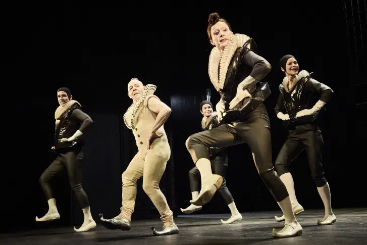 Photo du spectacle Bourgeois gentilhomme (saison 2025-2026) avec Rémi Boissy, Christian Hecq, Françoise Gillard, Axel Auriant, Morgane Real