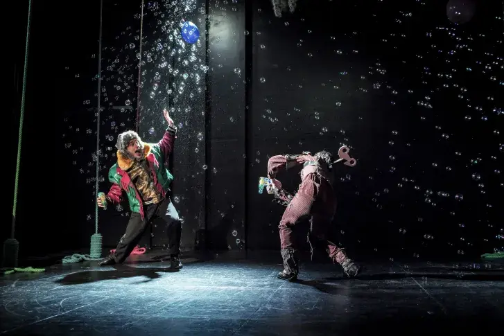 Photo du spectacle Pinocchio créature (saison 2025-2026) avec Axel Auriant, Morgane Real 
