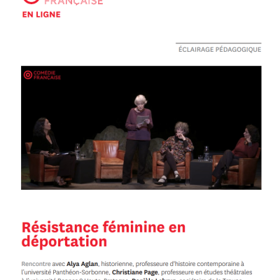 cover-eclairagepedagogique-resistancefeminineendeportation